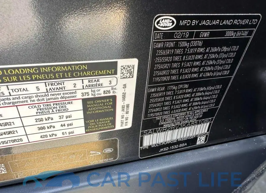 SALWR2RV3KA851080# 10