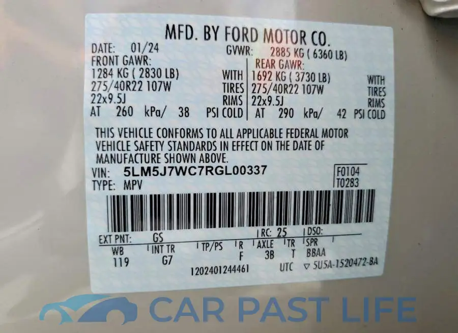 5LM5J7WC7RGL00337# 13