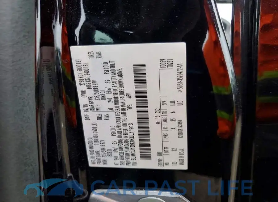 5LMCJ1D92KUL11913# 14