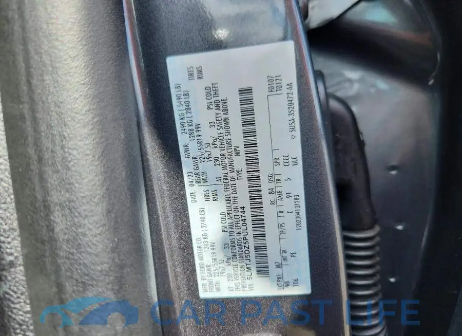 5LMTJ5DZ5PUL04744# 14