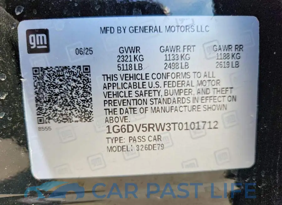 1G6DV5RW3T0101712# 12