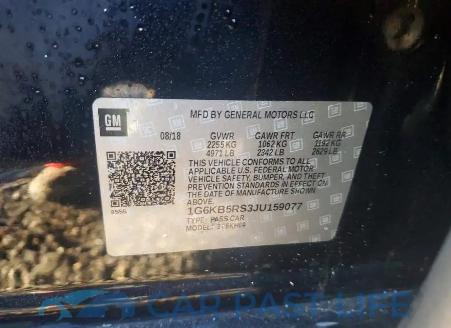 1G6KB5RS3JU159077# 12
