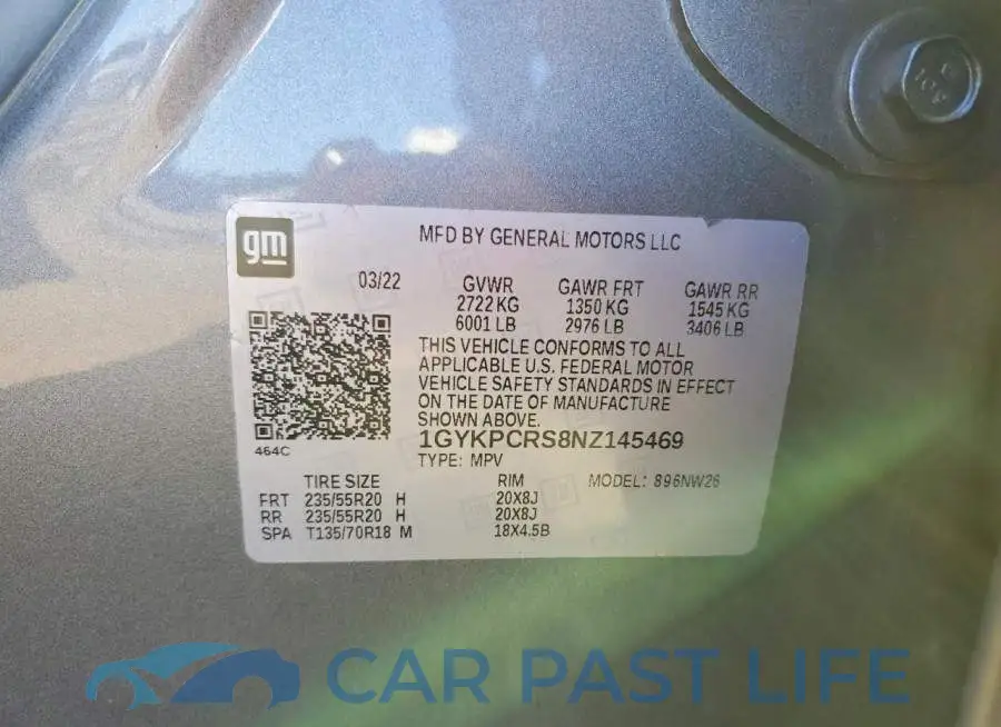 1GYKPCRS8NZ145469# 14