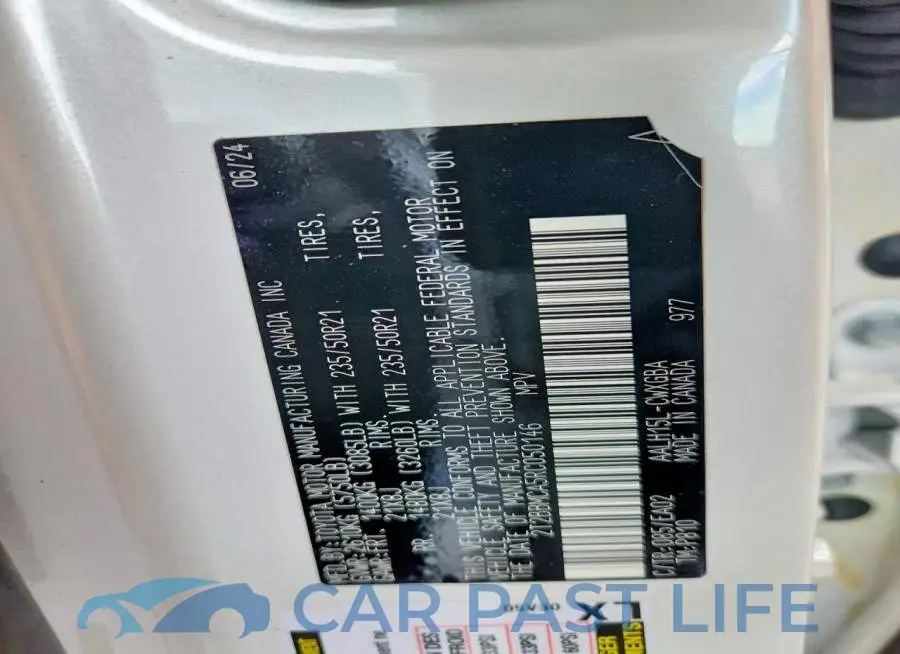 2T2BBMCA5RC050146# 12