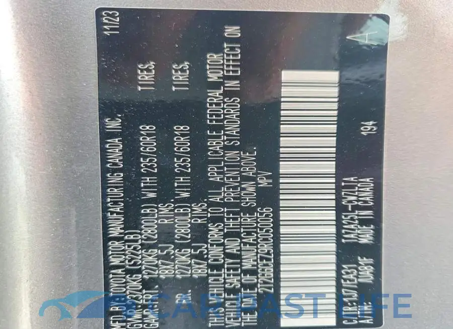 2T2GGCEZ9RC050056# 14