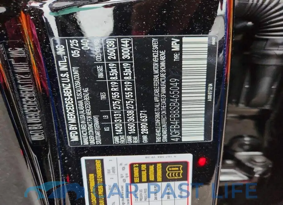 4JGFB4FB8SB465049# 13