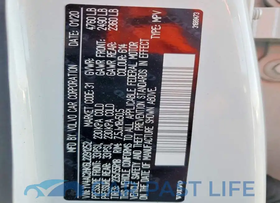 YV4AC2HK6L2291252# 13