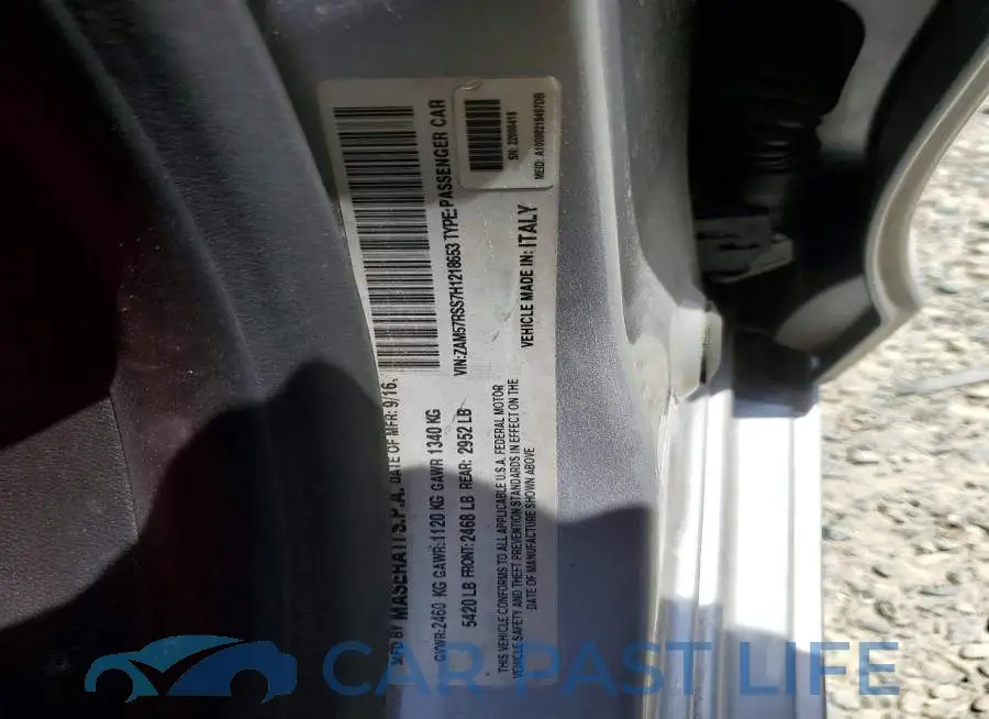 ZAM57RSS7H1218653# 12