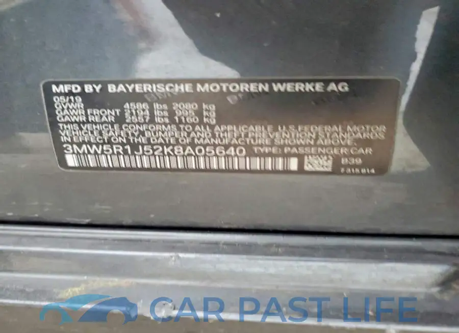 3MW5R1J52K8A05640# 12