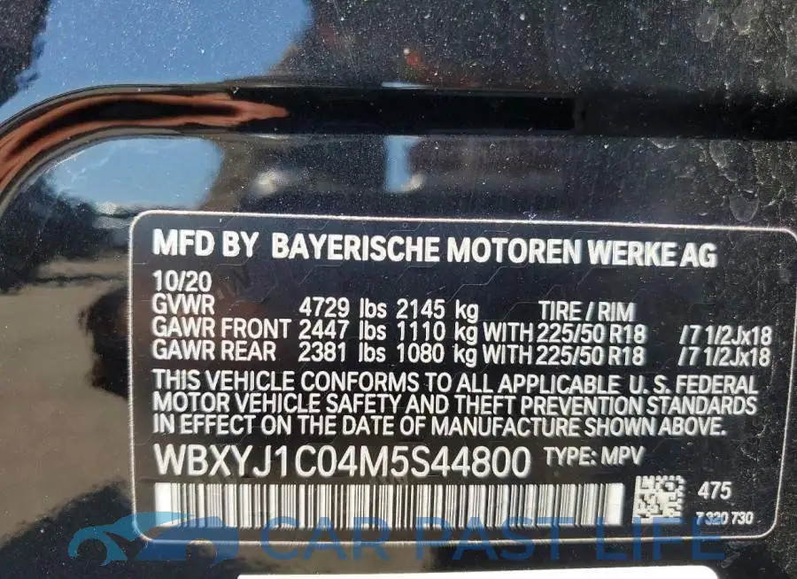 WBXYJ1C04M5S44800# 13