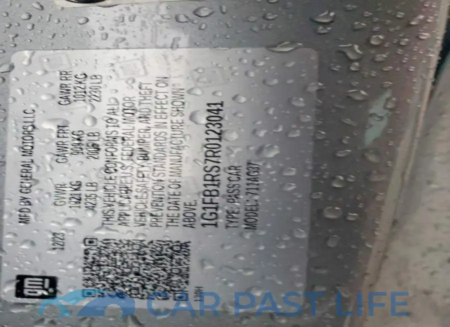 1G1FB1RS7R0123041# 12