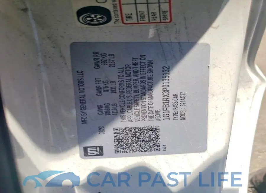1G1FB1RX3P0135132# 12