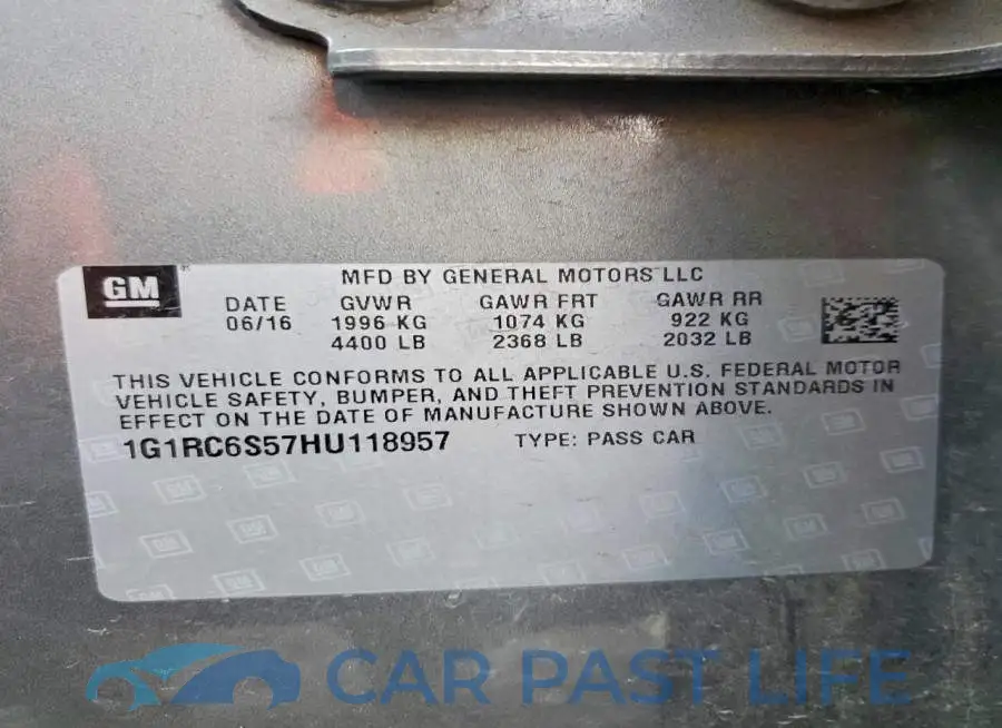 1G1RC6S57HU118957# 14