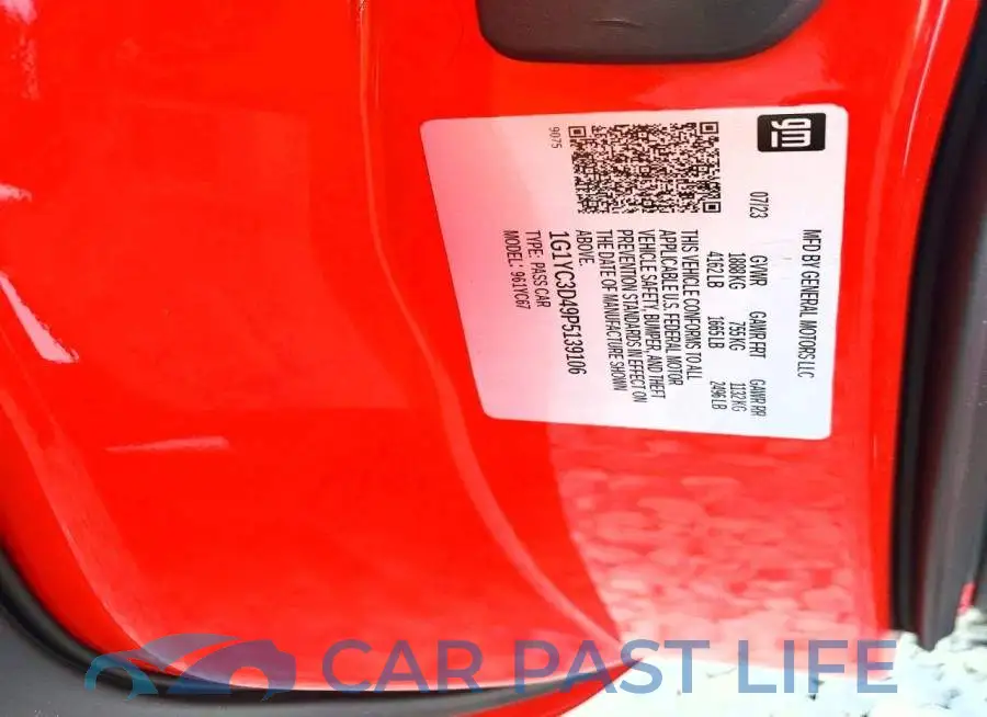 1G1YC3D49P5139106# 12