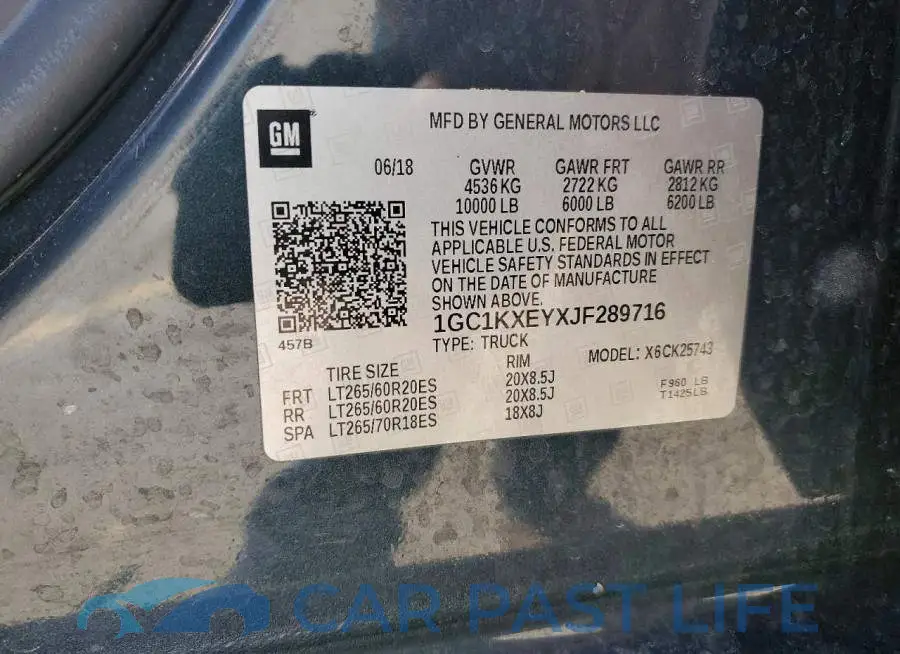 1GC1KXEYXJF289716# 12