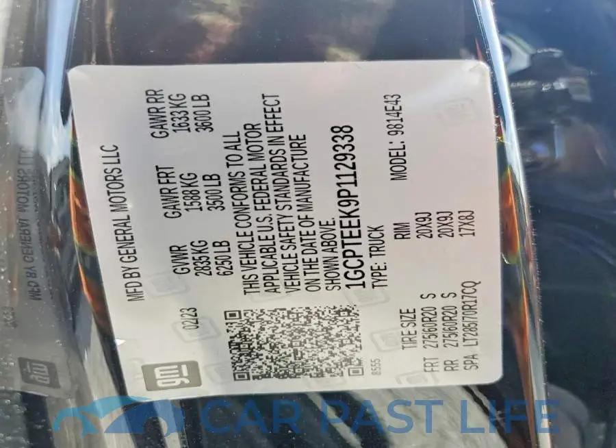 1GCPTEEK9P1129338# 13