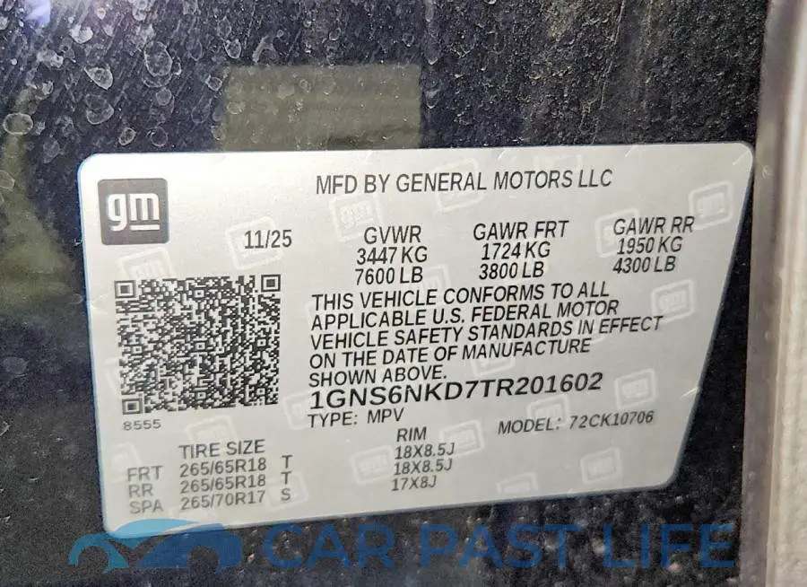 1GNS6NKD7TR201602# 13
