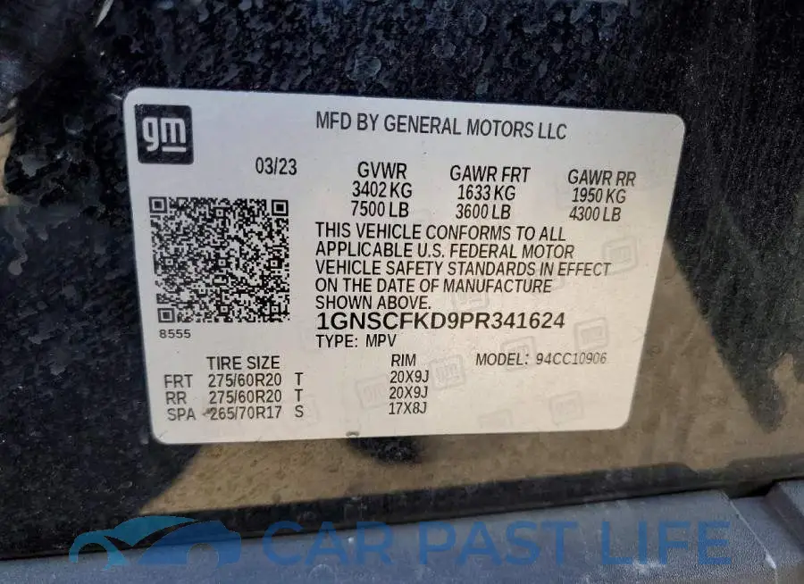 1GNSCFKD9PR341624# 14