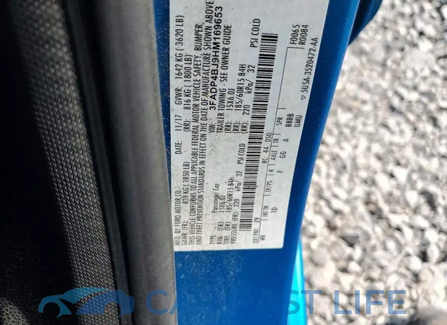3FADP4BJ9HM169653# 12