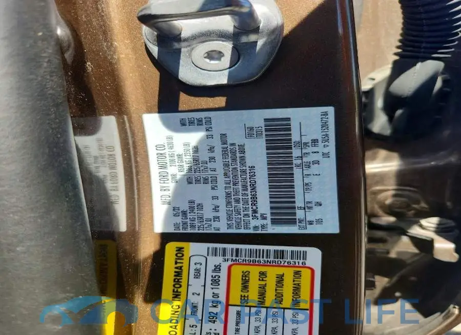 3FMCR9B63NRD76316# 13