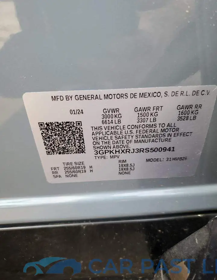 3GPKHXRJ3RS500941# 14