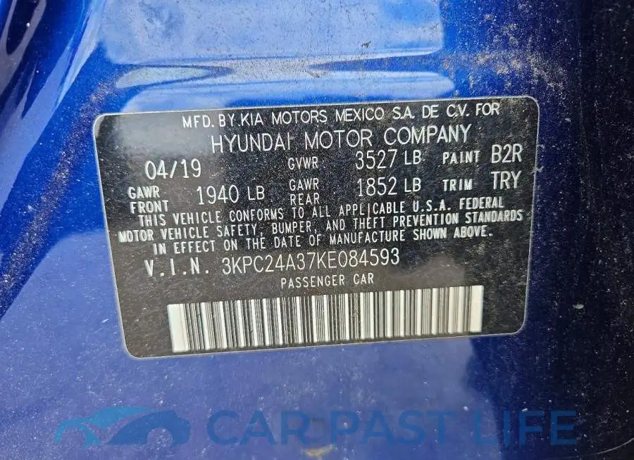 3KPC24A37KE084593# 12