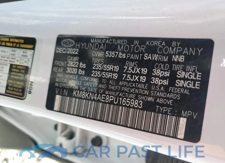 KM8KN4AE8PU165983# 13
