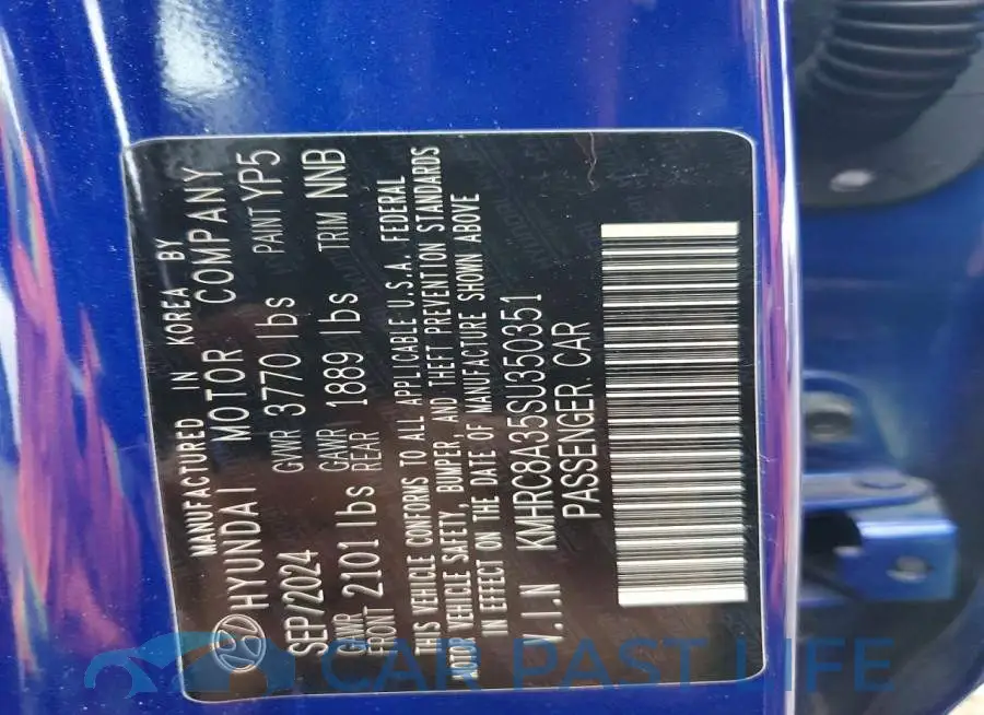 KMHRC8A35SU350351# 13