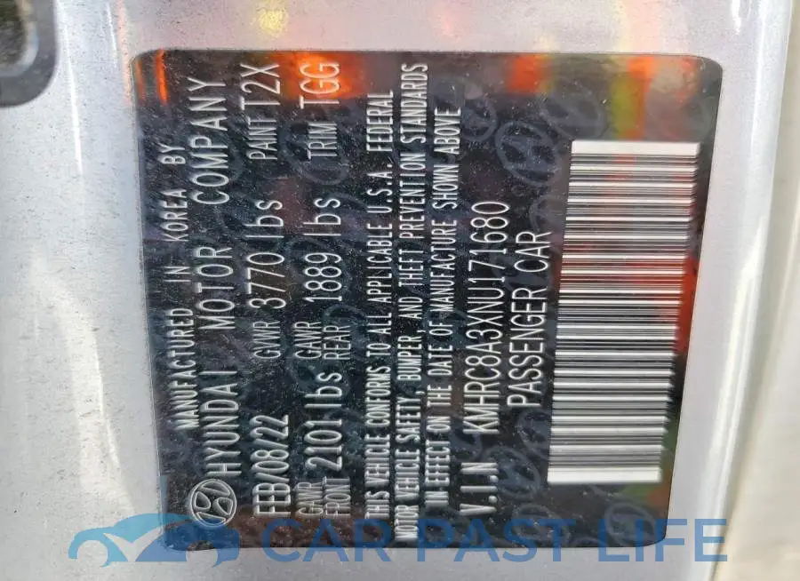 KMHRC8A3XNU171680# 13