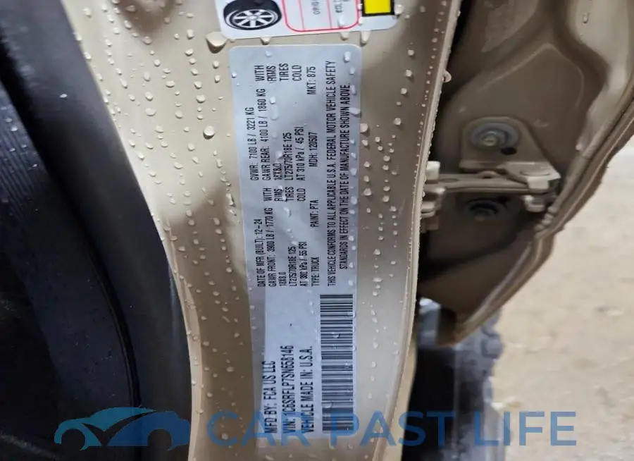 1C6SRFLP7SN658146# 12