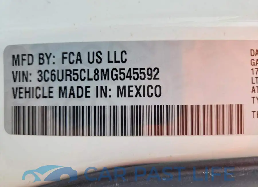 3C6UR5CL8MG545592# 13