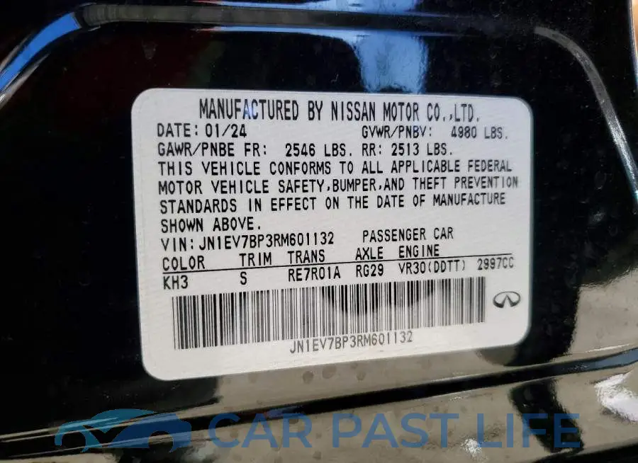 JN1EV7BP3RM601132# 12