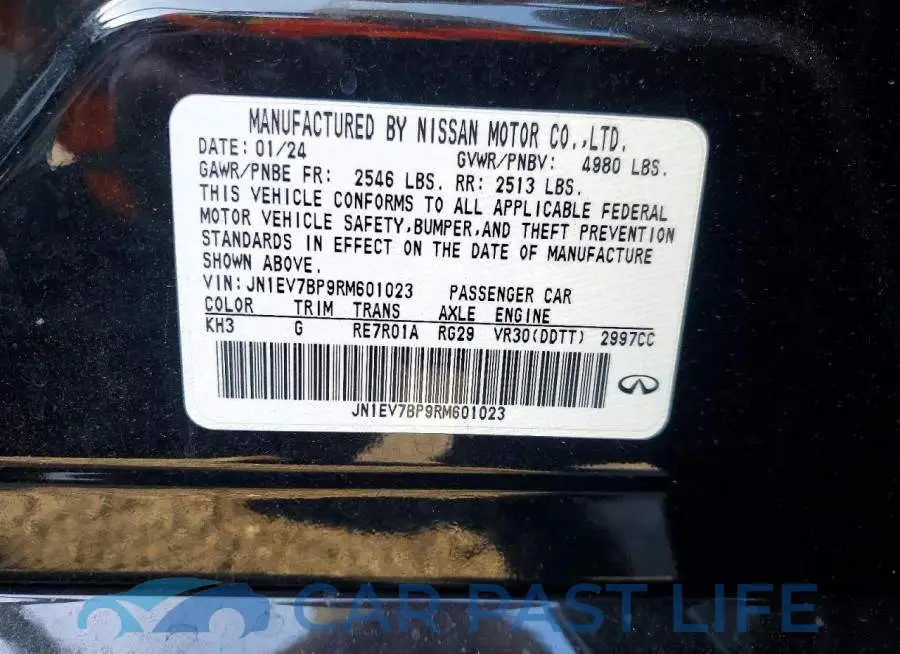 JN1EV7BP9RM601023# 12