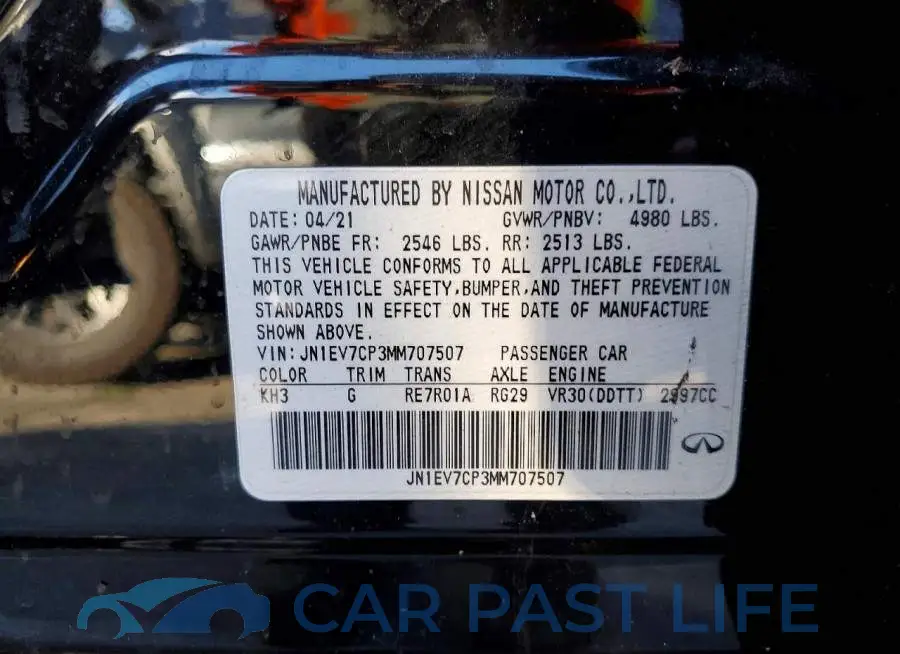JN1EV7CP3MM707507# 13