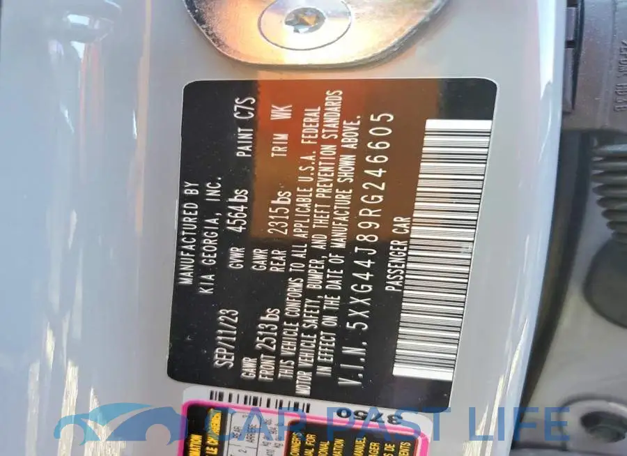5XXG44J89RG246605# 12
