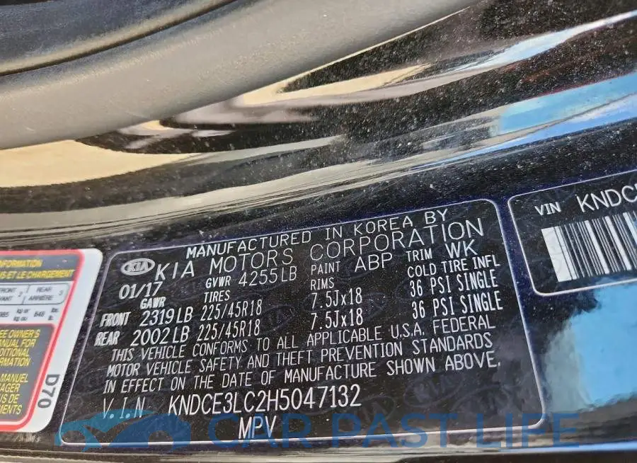 KNDCE3LC2H5047132# 13