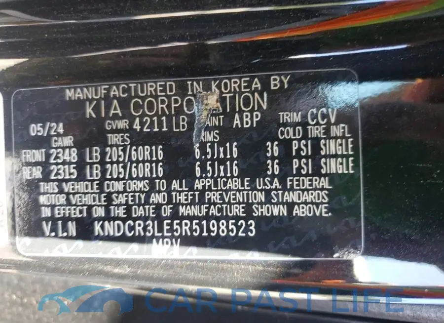 KNDCR3LE5R5198523# 12