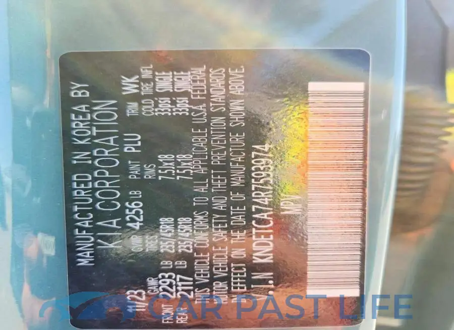 KNDETCA74R7593974# 13