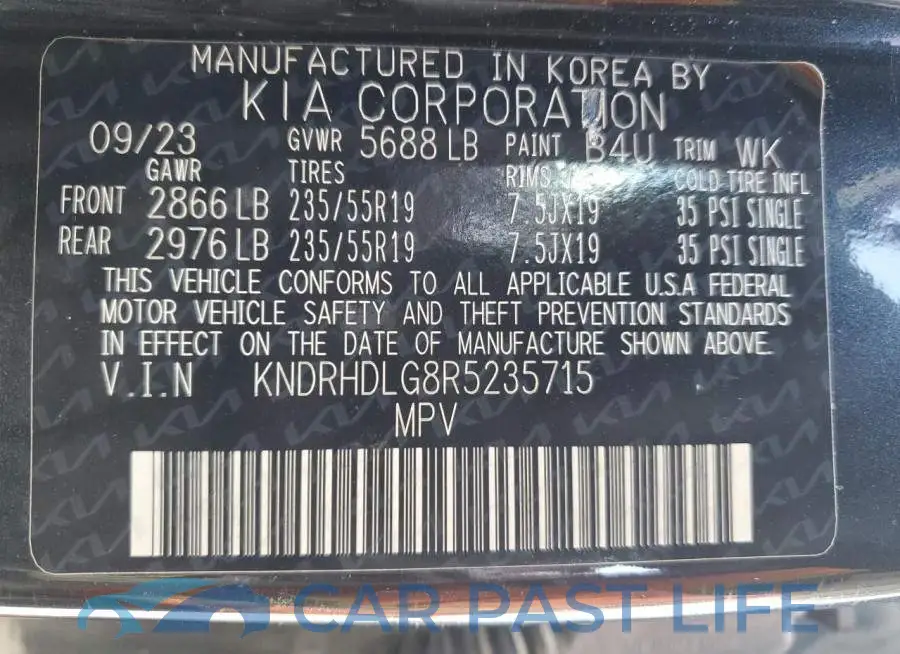 KNDRHDLG8R5235715# 13