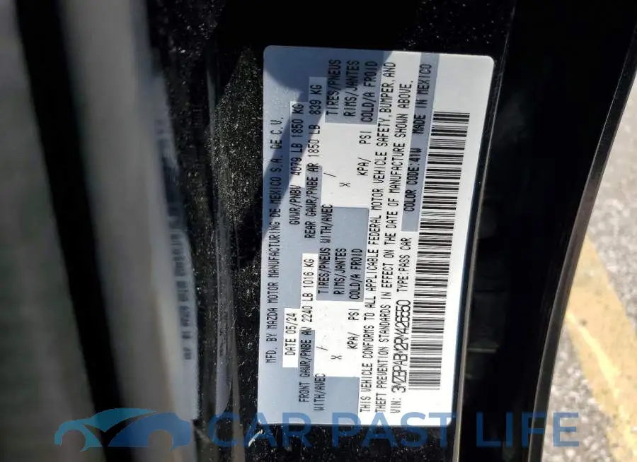 3MZBPABM2RM426550# 12
