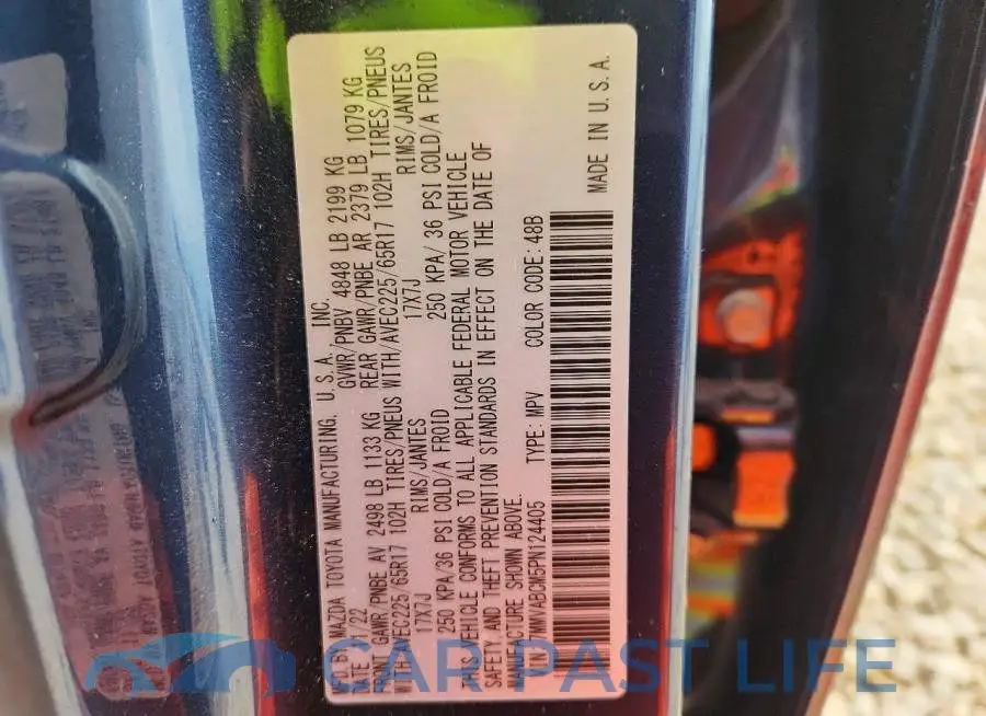 7MMVABCM5PN124405# 13