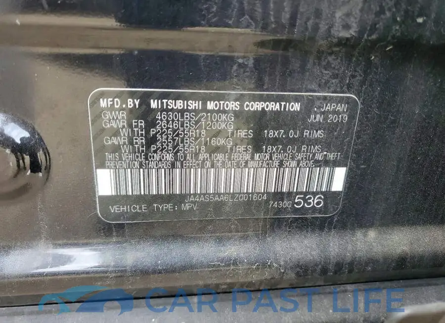 JA4AS5AA6LZ001604# 14