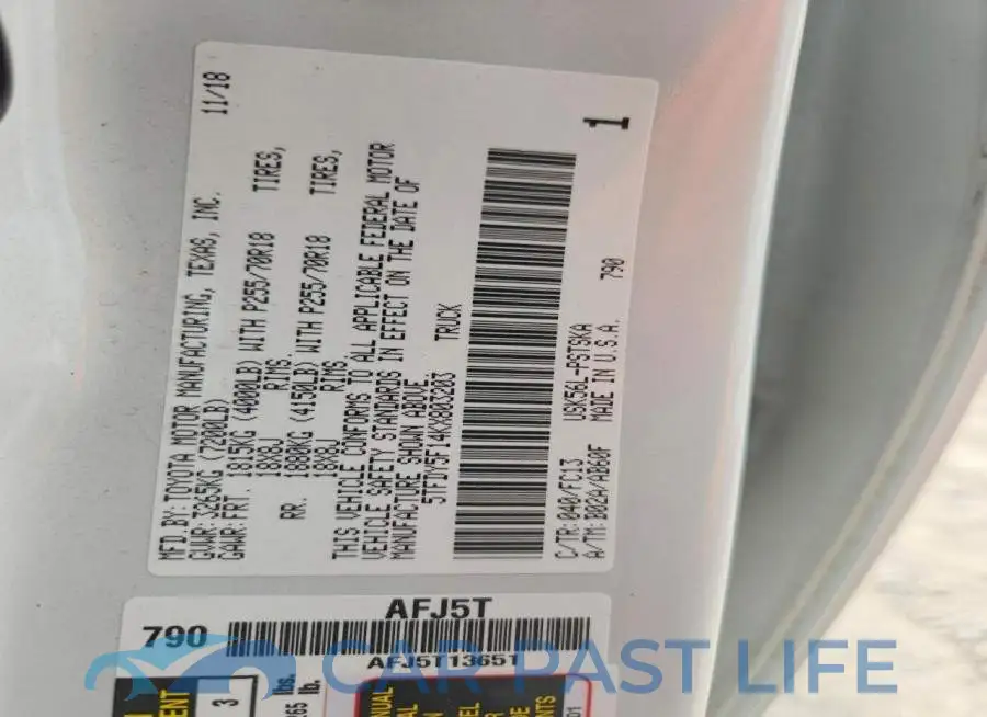 5TFDY5F14KX803203# 13