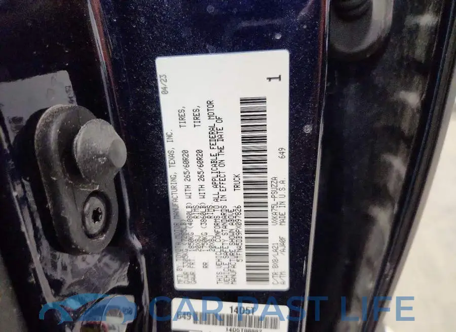 5TFNA5DB9PX097826# 12