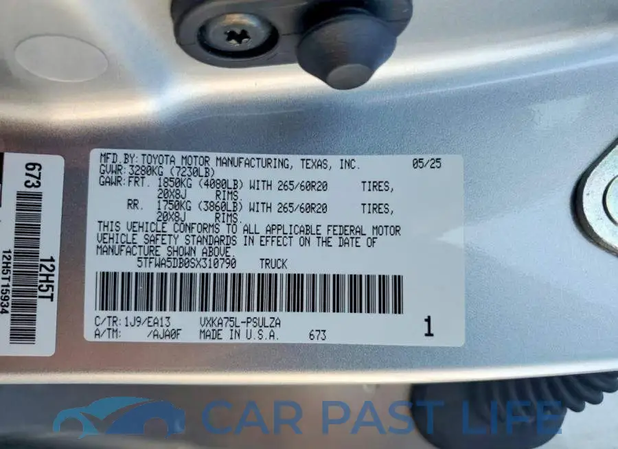 5TFWA5DB0SX310790# 13