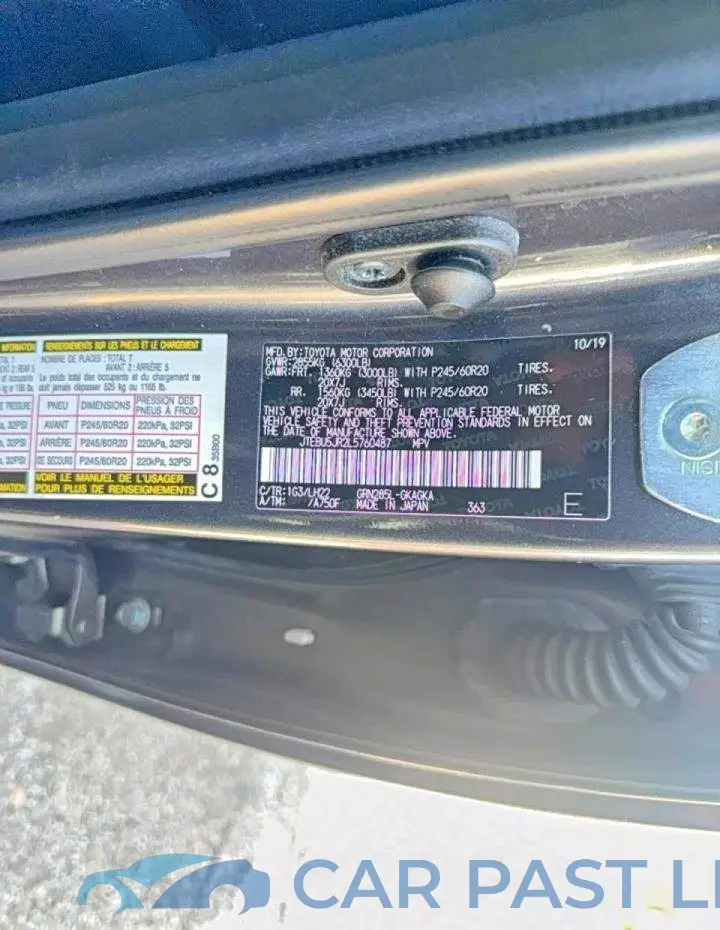 JTEBU5JR2L5760487# 10