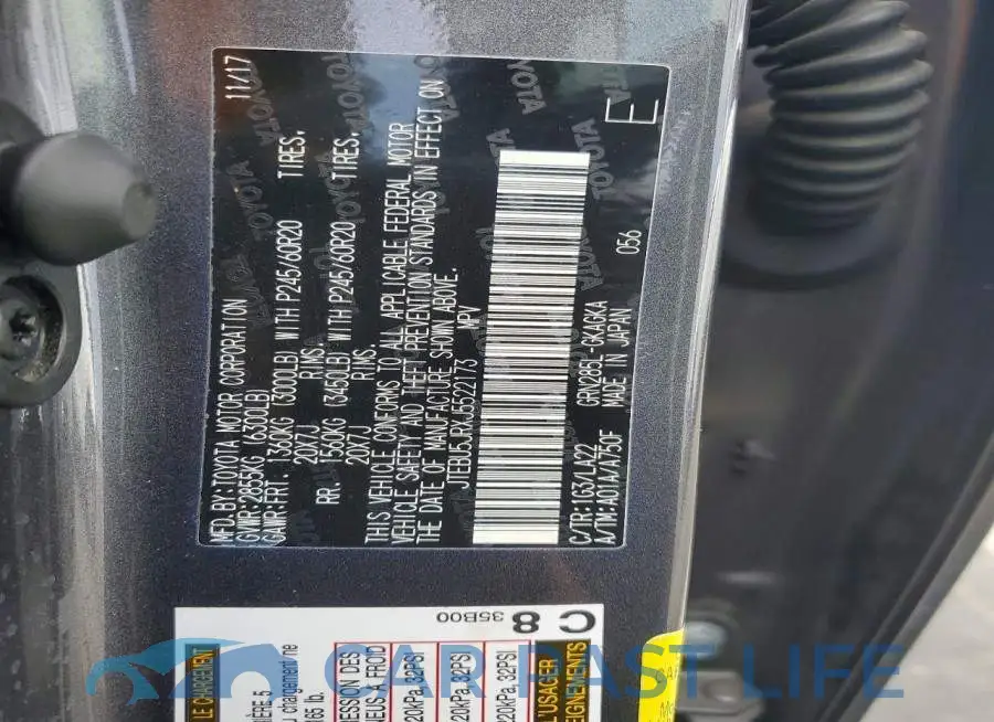 JTEBU5JRXJ5522173# 13