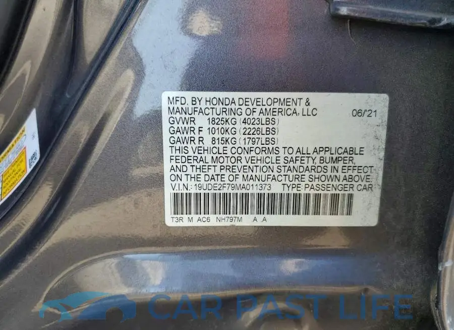 19UDE2F79MA011373# 12