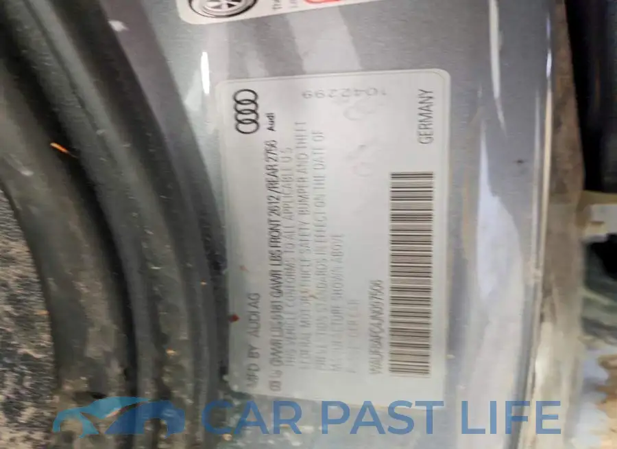 WAUF8AFC4JN097506# 13