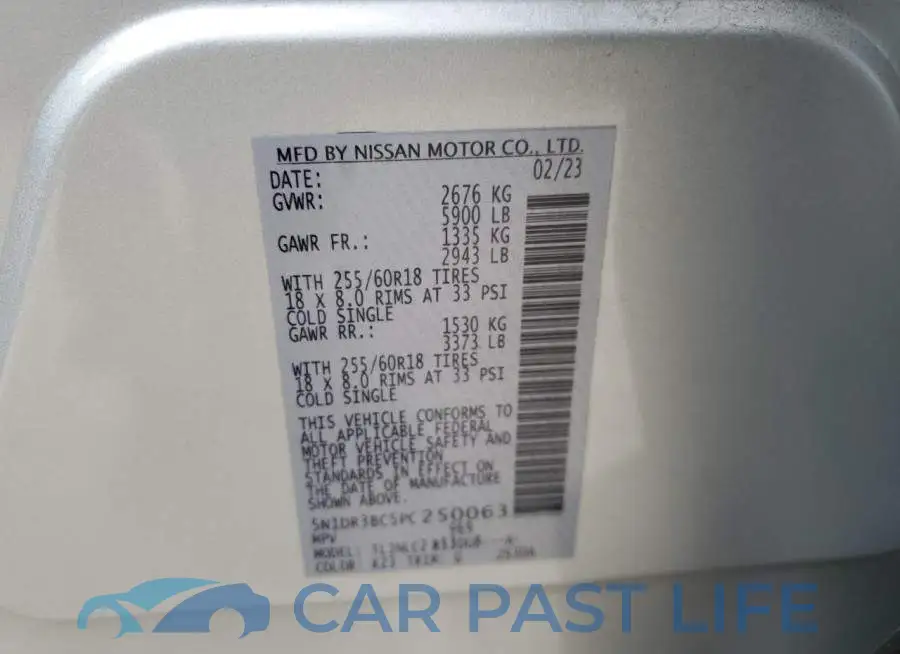 5N1DR3BC5PC250063# 13